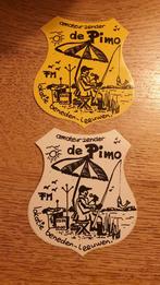 Stickers amateur zender piraat De Pimo, BENEDEN LEEUWEN, Ophalen of Verzenden, Zo goed als nieuw
