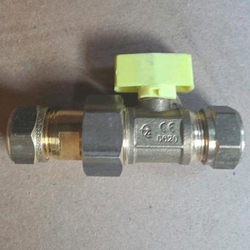 Gaskraan, 15mm knel. beschikbaar voor biedingen