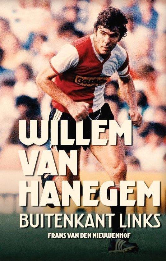 Buitenkant links Willem van Hanegem-Frans van den Nieuwenhof, Boeken, Sportboeken, Gelezen, Balsport, Ophalen of Verzenden