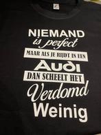 Audi t-shirt Maat M, Kleding | Heren, Ophalen of Verzenden, Nieuw, Maat 48/50 (M), Zwart