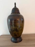 Grote koperen / bronzen dekselvaas, Antiek en Kunst, Antiek | Koper en Brons, Ophalen of Verzenden, Koper