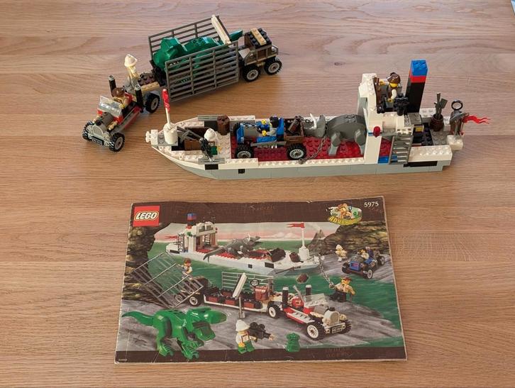 Lego Expedition serie 3 setjes 5975-7410-7415, Kinderen en Baby's, Speelgoed | Duplo en Lego, Gebruikt, Ophalen of Verzenden