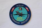 patch f-16 flyvestation skrydstrup  denmark, Verzenden, Zo goed als nieuw, Patch, Badge of Embleem