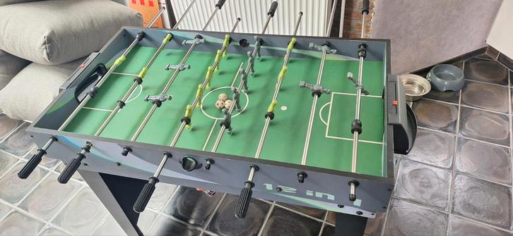 12-in-1 Speeltafel - Plezier voor het hele gezin!, Hobby en Vrije tijd, Gezelschapsspellen | Bordspellen, Gebruikt, Een of twee spelers