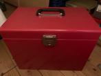 Hangmappen kist A4 rood met slot, Ophalen, Minder dan 50 cm, Gebruikt, Minder dan 25 cm