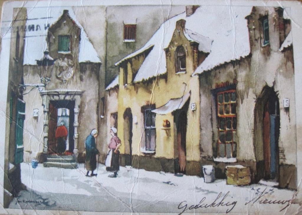 voor het kind - twee pratende vrouwen - 1949, Verzenden, 1940 tot 1960, Gelopen, Overige thema's