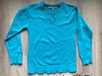 We fundamentals turquoise v-hals trui pullover pofmouw 110, WE, Meisje, Trui of Vest, Nieuw