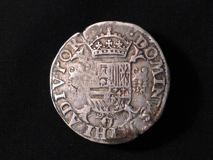 1/2 zilveren Philipsdaalder Gelderland 1565. 1838, Postzegels en Munten, Munten | Nederland, Losse munt, Overige waardes, Vóór koninkrijk