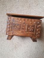 Twents opbergkistje hout;^, Antiek en Kunst, Curiosa en Brocante, Ophalen of Verzenden