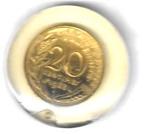 20 centime, Ophalen of Verzenden, Frankrijk, Losse munt