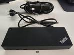 Lenovo Thinkpad Thunderbolt 3 dockingstation, Computers en Software, Dockingstations, Ophalen of Verzenden, Gebruikt, Docking station