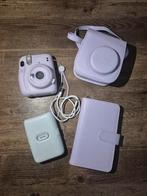 Instax Mini 11 + Instax Printer Set- Polaroid Camera Bundel, Compact, Ophalen of Verzenden, Zo goed als nieuw, Fuji