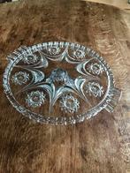 Glazen Vlaaischaal op Voet - 30cm, Ophalen of Verzenden