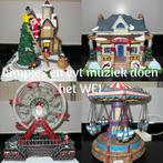 LEMAX en Efteling kerstdorp, atracties, mini figuren etc., Ophalen, Gebruikt