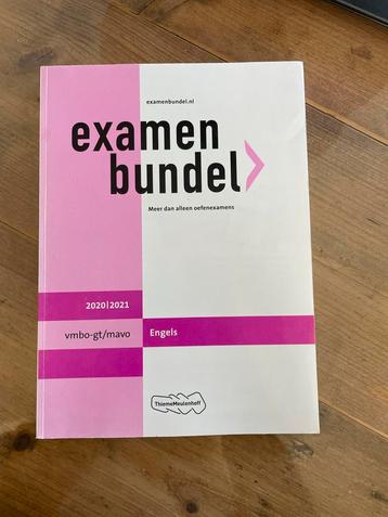 Examenbundel Engels VMBO-GT/MAVO 2020/2021 beschikbaar voor biedingen