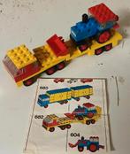 Vintage Lego 682 Low loader and tractor uit 1971, Ophalen of Verzenden, Gebruikt, Complete set, Lego