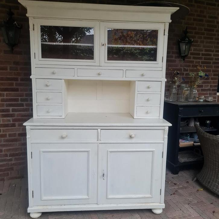 Buffetkast 2-delig - Landelijke Stijl, Huis en Inrichting, Kasten | Buffetkasten, Gebruikt, 150 tot 200 cm, 100 tot 150 cm, 25 tot 50 cm