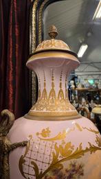Set grote Sevres Limoge vazen met brons, Antiek en Kunst, Ophalen