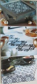 Borduurpatroon  Motiefjes op kleed nr 1710, Verzenden, Zo goed als nieuw, Handborduren, Patroon