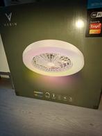 Varin Plafondventilator met LED Verlichting, Huis en Inrichting, Lampen | Plafondlampen, Ophalen of Verzenden, Nieuw, Metaal, Modern