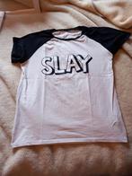 T-shirt maat S. Slay, Wit, Ophalen of Verzenden, Korte mouw, Maat 36 (S)
