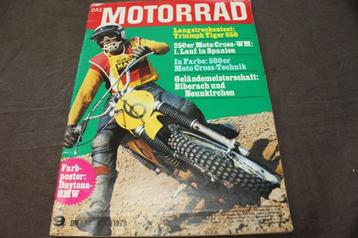 das Motorrad 5 mei 1973 Triumph tiger 650 Yankee beschikbaar voor biedingen