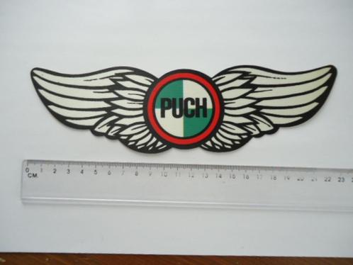 sticker PUCH Wings vleugel brommer bromfiets groot retro, Verzamelen, Stickers, Zo goed als nieuw, Overige typen, Verzenden