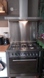 gasfornhuis met afzuigkap, 90 cm indesit, Witgoed en Apparatuur, Fornuizen, Ophalen, Gebruikt, 60 cm of meer, Gas