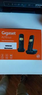 NIEUW IN ORIGINELE VERPAKKING: GIGASET A 270 TWEE TELEFOONS, Ophalen of Verzenden, 2 handsets
