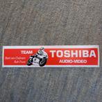 Sticker.  Wegrace Team TOSHIBA.  BOET VAN Dulmen/Rob punt., Ophalen of Verzenden, Zo goed als nieuw, Overige typen