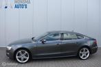 Audi A5 Sportback 1.8 TFSI S-Line Daytona Xenon Navi PDC 19", Gebruikt, 4 cilinders, 4 stoelen, Leder en Stof