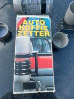 Vintage auto koffiezetter voor in de auto nieuw