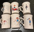 6x Mok Annie MG Schmidt Pluk van de Petteflet en Floddertje, Ophalen of Verzenden, Zo goed als nieuw