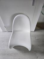 4 Verner Panton eetkamerstoelen, Ophalen, Kunststof, Gebruikt, Wit