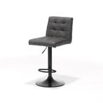 Barkruk Peter met gasveer stof soft antraciet | Webshop