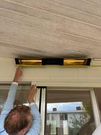 Dubbele Terras verwarming 100cm op stroom zwart Telux, Ophalen of Verzenden, Zo goed als nieuw, Elektrisch, Wand