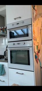 Ikea inbouwoven en inbouwmagnetron witglas, Witgoed en Apparatuur, Ovens, Ophalen, Zo goed als nieuw, 45 tot 60 cm
