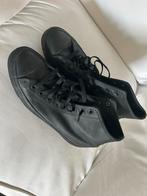 Converse All Star leer, Ophalen of Verzenden, Zo goed als nieuw, Zwart, Sneakers of Gympen