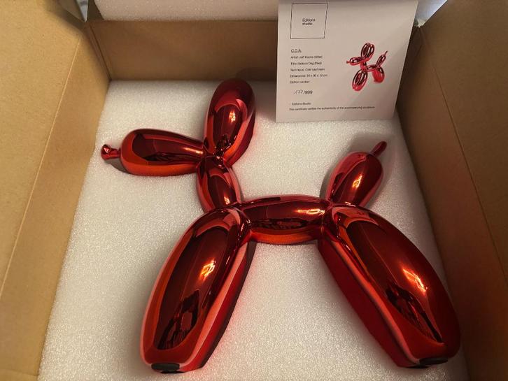 Balloon dog’s (after) Editions studio Jeff koons, Antiek en Kunst, Kunst | Designobjecten, Ophalen of Verzenden