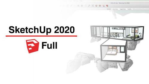 Sketchup 2020, Computers en Software, Ontwerp- en Bewerkingssoftware, Zo goed als nieuw, Windows, Ophalen of Verzenden