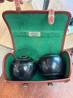 Set klassieke lawn bowls met leren koffer, Ophalen, Bal