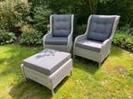 Intenso Gabri lounge set tuinstoel 2x voetenbank 1x, Tuin en Terras, Tuinsets en Loungesets, Zo goed als nieuw, Loungeset, Wicker