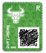 Crypto postzegel Stier 2022 Groen, Ophalen of Verzenden, Na 1940, Postfris