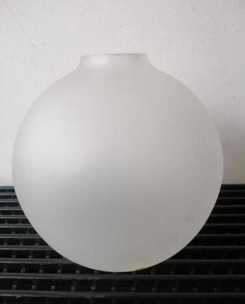 Scancrystal vintage matglazen bol vintage vaasje, 16 cm hoog, Huis en Inrichting, Woonaccessoires | Vazen, Zo goed als nieuw, Overige kleuren