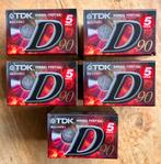 TDK D90 cassettebandjes - 25 stuks - nieuw, gesealed, Cd's en Dvd's, Cassettebandjes, 2 t/m 25 bandjes, Overige genres, Ophalen of Verzenden