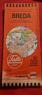 KAART VAN Breda -  Falkplan  6e druk, Gelezen, Ophalen of Verzenden, Landkaart, 1800 tot 2000