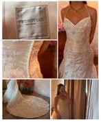 Trouwjurk pronovias tres chiq maat S 36, Kleding | Dames, Ophalen of Verzenden, Zo goed als nieuw, Wit, Trouwjurk