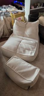 Xxl zitzak, Huis en Inrichting, Zitzakken, Ophalen, Zo goed als nieuw, Wit