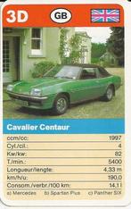 Kw4386 autokaartje cavalier centaur ( 3d ), Ophalen of Verzenden, Zo goed als nieuw, Auto's