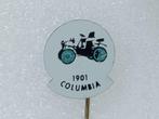 SP1798 Speldje 1901 Columbia groen, Verzamelen, Speldjes, Pins en Buttons, Gebruikt, Ophalen of Verzenden